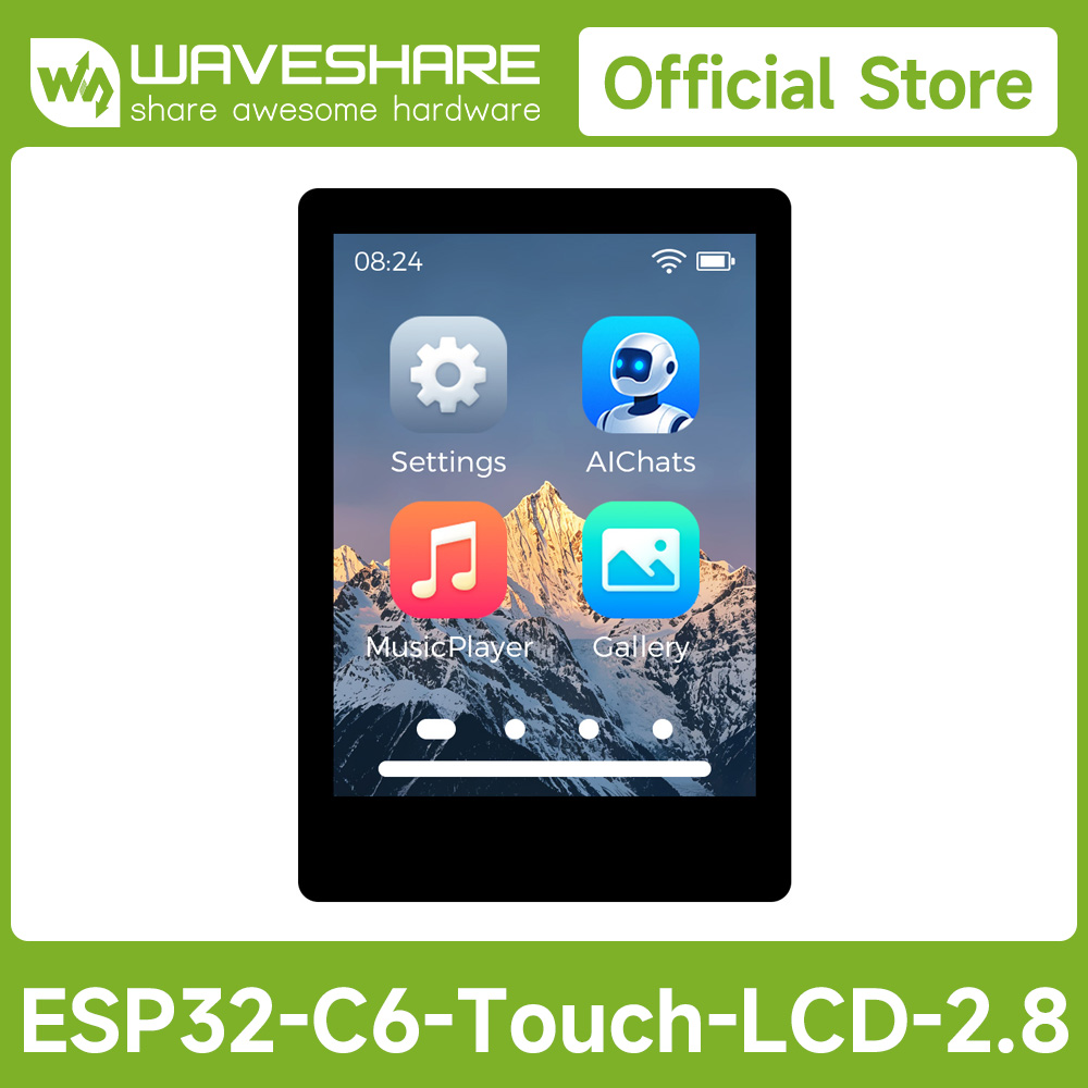 Waveshare ESP32-C6 2.8inch IPS - đánh giá và giá Doit Esp32