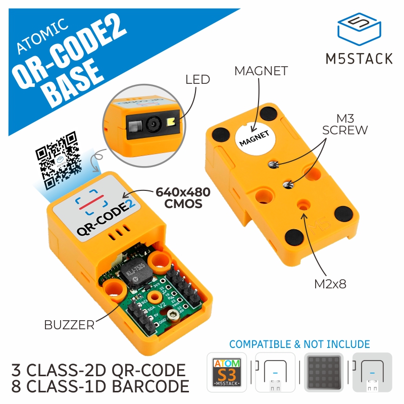 M5Stack Official ATOMIC Barcod - đánh giá và giá M5Stack