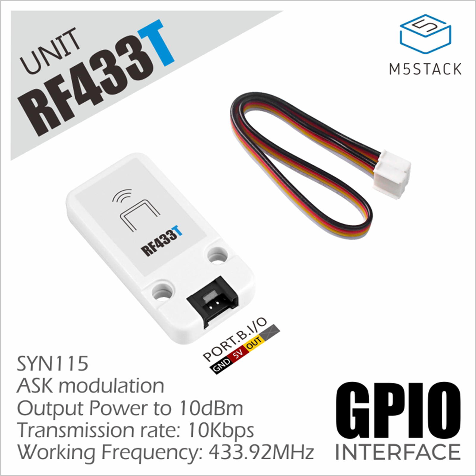 M5Stack Chính Thức RF Đơn Vị 4 - đánh giá và giá M5Stack