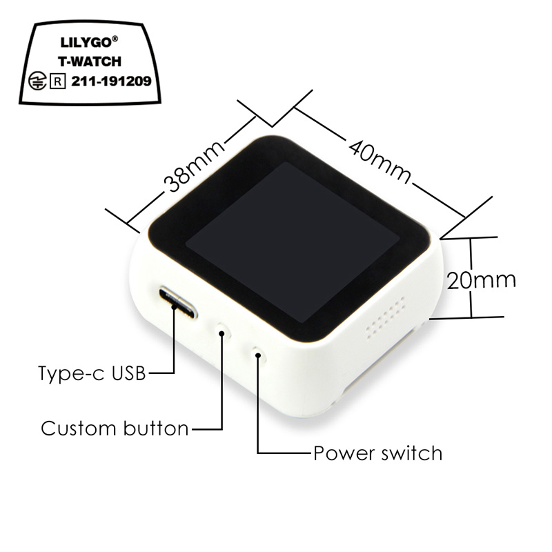 LILYGO®TTGO T-Đồng Hồ Có Thể L - đánh giá và giá Ttgo T Watch